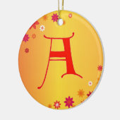 Letter A Ornament (Links)