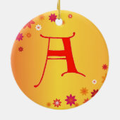 Letter A Ornament (Hinten)