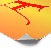 Letter A Poster (Ecke)