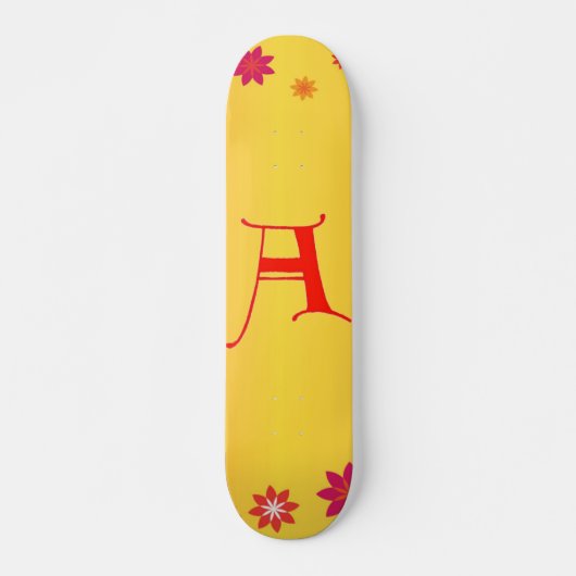 Letter A Skateboard (Vorne)