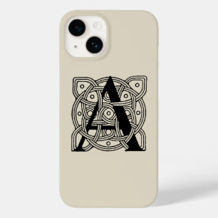 Letter A Vintag Celtic Knot Monogram Case-Mate iPhone 14 Hülle