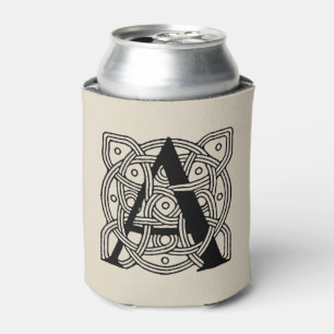 Letter A Vintag Celtic Knot Monogram Dosenkühler