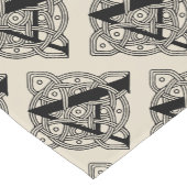 Letter A Vintag Celtic Knot Monogram Kurzer Tischläufer (Ecke)