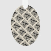 Letter A Vintag Celtic Knot Monogram Ornament (Vorderseite)