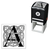Letter A Vintag Celtic Knot Monogram Permastempel (Beispiel)