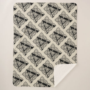 Letter A Vintag Celtic Knot Monogram Sherpadecke