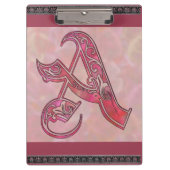 Letter A-Zwischenablage Klemmbrett (Vorderseite)