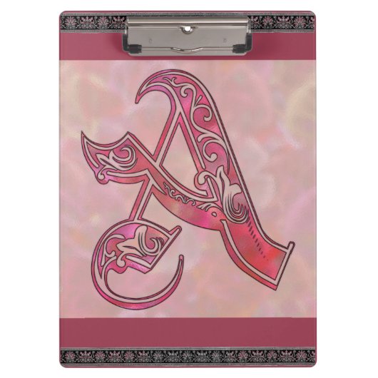 Letter A-Zwischenablage Klemmbrett (Vorderseite)