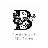 Letter B Butterfly Monogramm aus der Bibliothek Permastempel (Design)