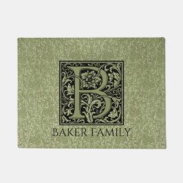 Letter B First Letter Monogram Personalisiert Fußmatte