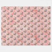 Letter B Fleecedecke (Vorderseite (Horizontal))