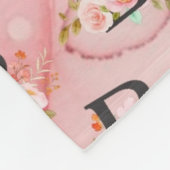 Letter B Fleecedecke (Ecke)