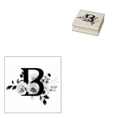 Letter B Gummistempel (Stempel)