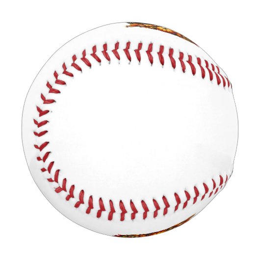 Letter B in Thanksgiving style Baseball (Vorderseite Links)