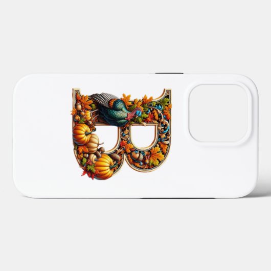Letter B in Thanksgiving style Case-Mate iPhone Hülle (Rückseite (Horizontal))