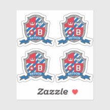 Letter B individuelle Name Bryson Wolf Hundeschrit