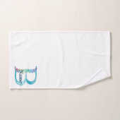 Letter B Monogram Initial Bath Gift Set (Handtuch)