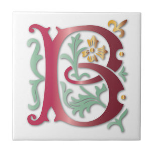 Letter B Monogram-Lilie Fliese