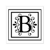 Letter B Monogramm Permastempel (Design)