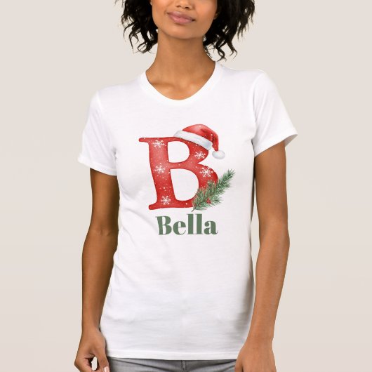 Letter B Personalized T-Shirt (Vorderseite)