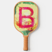 Letter B Pickleball Paddle (Rückseite)