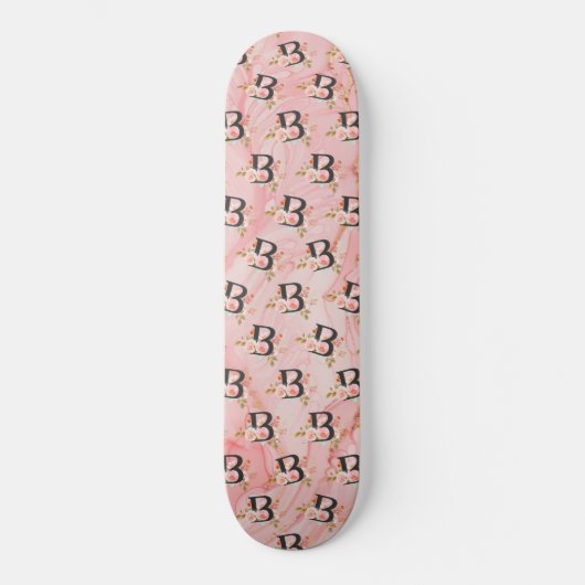 Letter B Skateboard (Vorderseite)