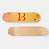 Letter B-Skateboard Skateboard (Horizontal)