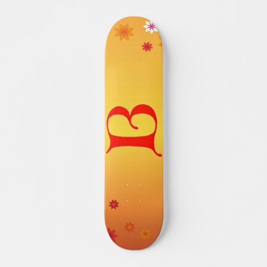 Letter B-Skateboard Skateboard (Vorne)