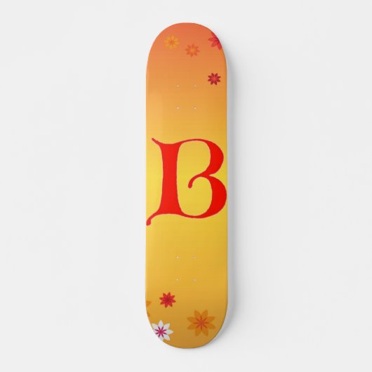 Letter B-Skateboard Skateboard (Vorne)