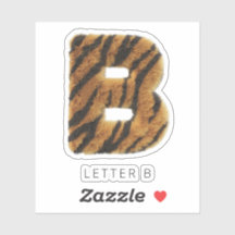 Letter-B-Tigerfell