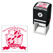 Letter B Wappen Book individuelle Name Kinderbibli Permastempel (Beispiel)