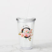 Letter C Acryltrinkbecher (Rückseite)