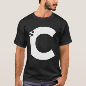 Letter C Alphabet Initial Monogram T-Shirt (Vorderseite)