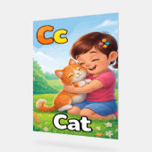 Letter C Alphabet Poster – C is for Cat Cute Kids (Winkel)