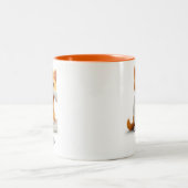 Letter C Cat Alphabet Monogram Coffee Tasse (Mittel)