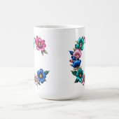 Letter C Coffee Tasse - Blumendesign für Geschenke (Mittel)