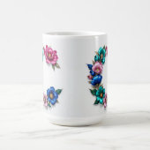 Letter C Coffee Tasse - Blumendesign für Geschenke (Mittel)