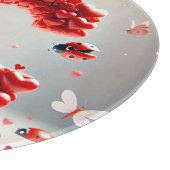Letter C Creative Heart Cluster Schneidebrett (Ecke)