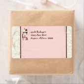 Letter C Cupcake Business Address Mailing Labels (Insitu)