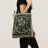 Letter C First Letter Monogram Personalisiert Tasche (Von Nahem)