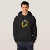 Letter C Hauptstadt Alphabet Blume Monogramm erste Hoodie (Vorne ganz)