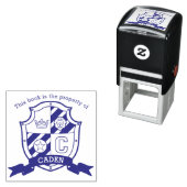 Letter C Löwe Wappen Name Kinderbibliothek Briefma Permastempel (Beispiel)