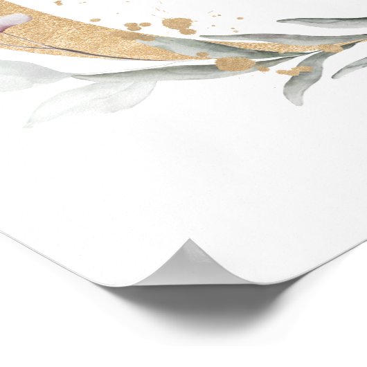 Letter C Monogram Poster (Ecke)