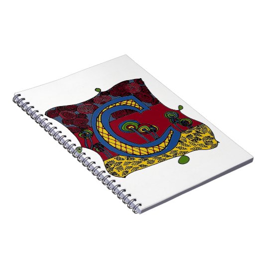 Letter-C-Notebook Notizblock (Rechte Seite)