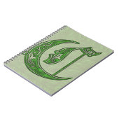 Letter-C-Notebook Notizblock (Linke Seite)