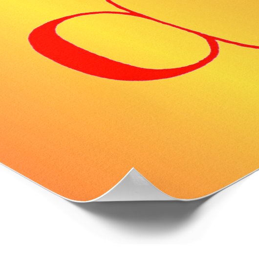 Letter C Poster (Ecke)