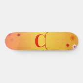 Letter C-Skateboard Skateboard (Horizontal)