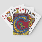 Letter C Spielkarten (Rückseite)