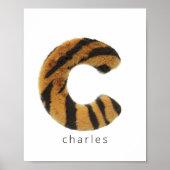 Letter-C-Tiger Poster (Vorne)