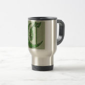 Letter C Travel Mug Reisebecher (VorderseiteRechts)